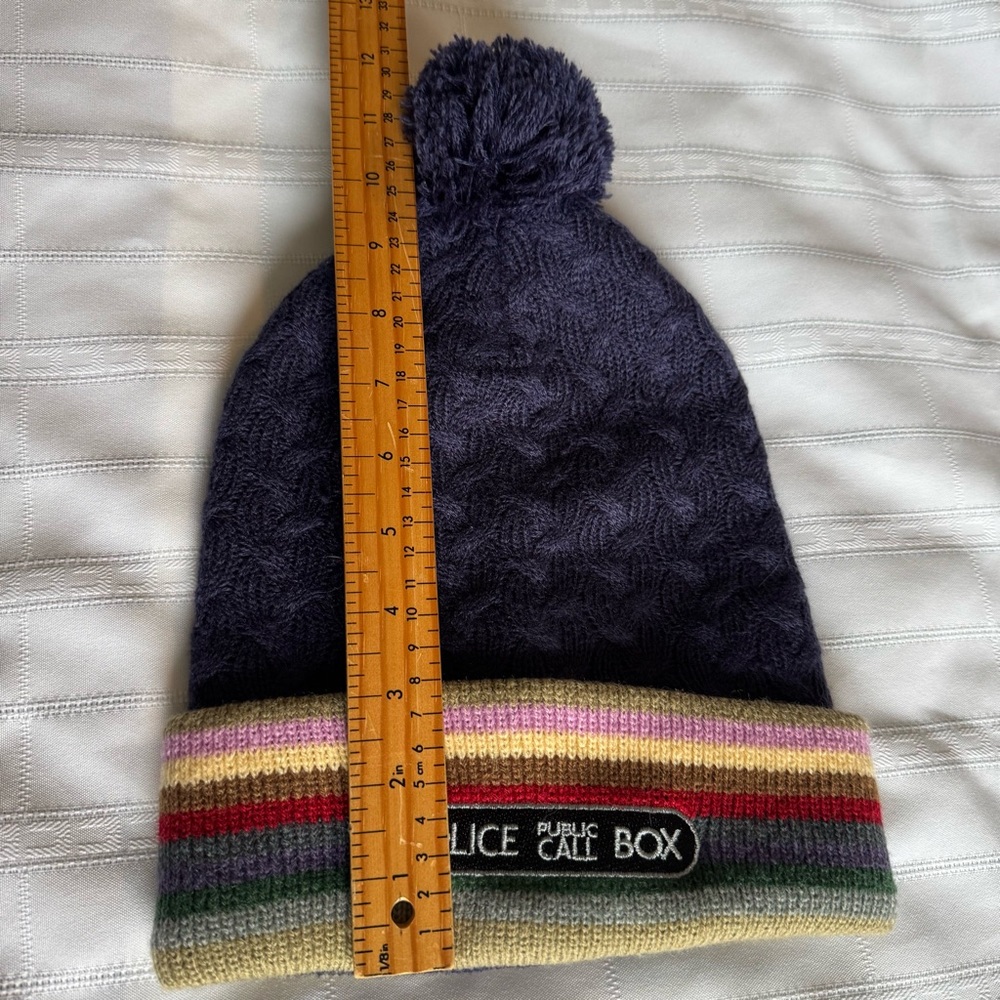 Beanie/Warm Hat - Doctor Who - Tardis Police Public Call Box 13th Doctor - OS - Picture 4 of 7